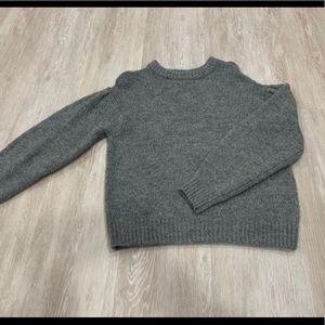 H&M grey ballon sleeve sweater